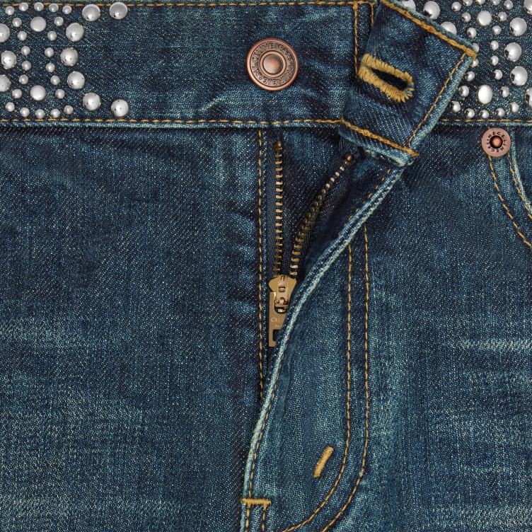 CELINE schone donkere uniewas neoskinny jeans van denim 4TLH8868