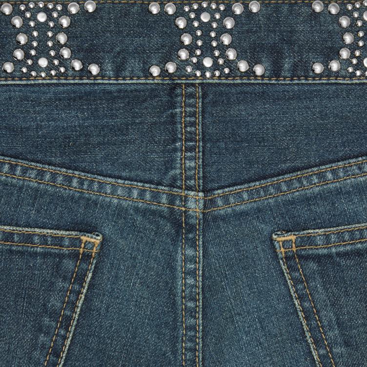 CELINE schone donkere uniewas neoskinny jeans van denim 4TLH8868