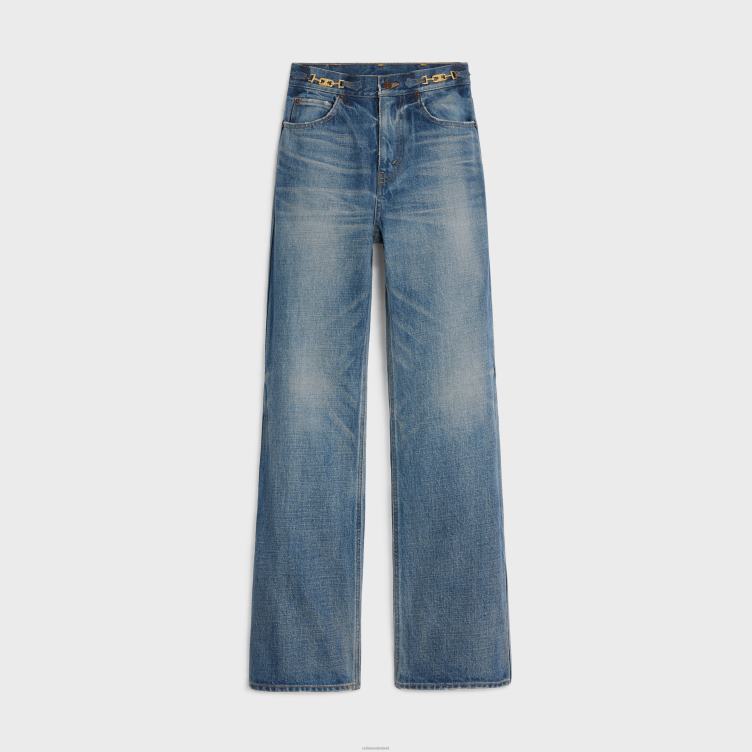 CELINE unie wassen Jane flare-jeans van denim 4TLH8853