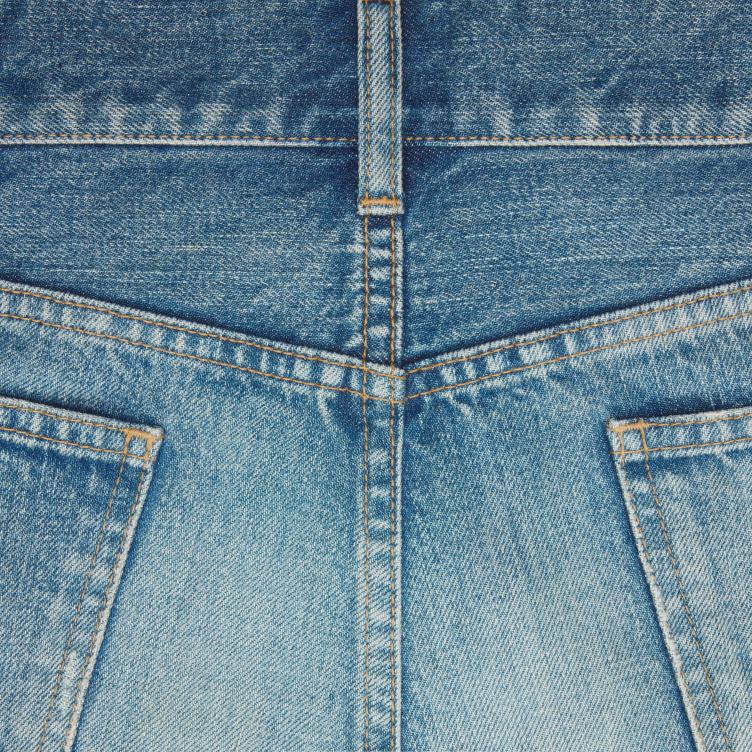 CELINE elektrische hemel Skateshort van denim met wassing 4TLH8590