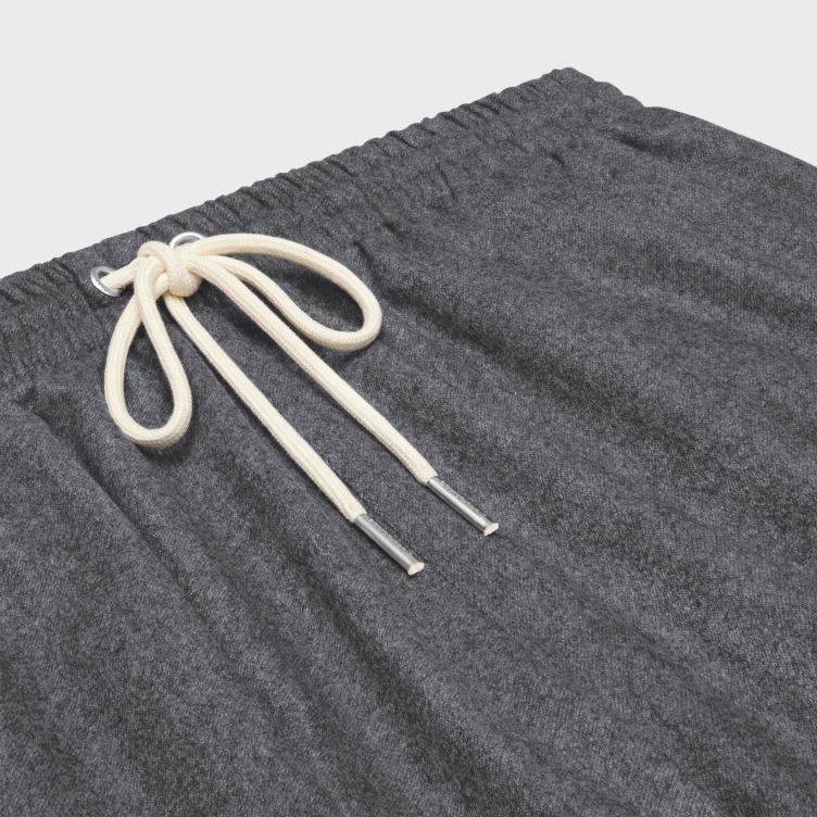 CELINE grijs atletische shorts van kasjmierflanel 4TLH8885