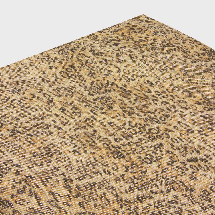 CELINE luipaard/argent hobbelrok van zijde Georgette 4TLH8660