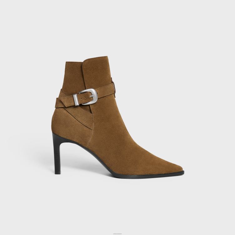 CELINE taupe verneuil jodhpurs van suède kalfsleer 4TLH8960