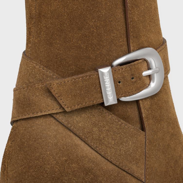 CELINE taupe verneuil jodhpurs van suède kalfsleer 4TLH8960