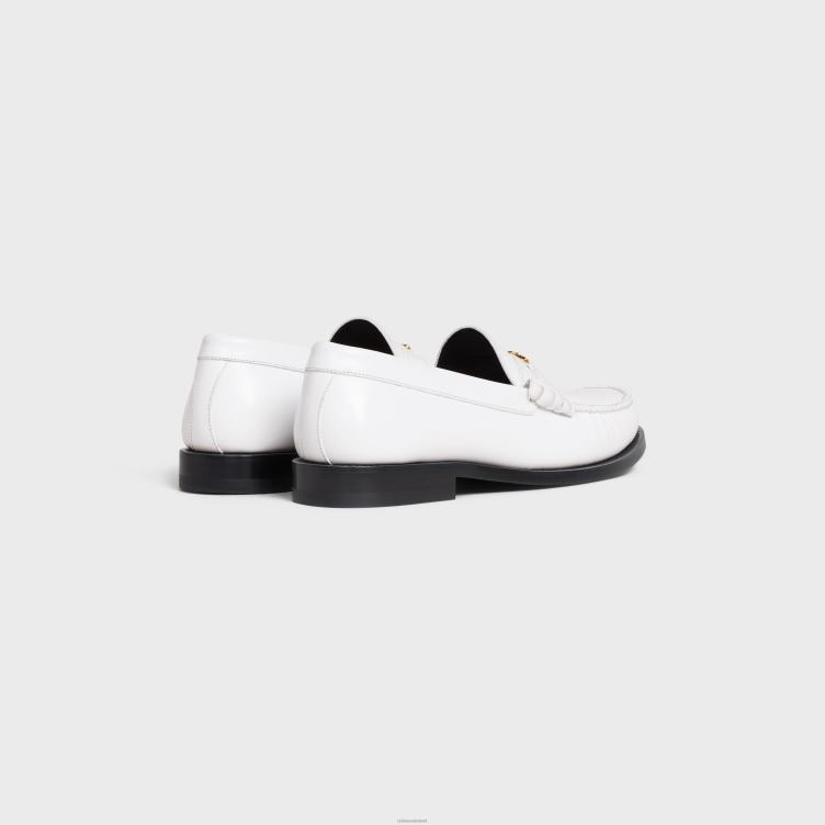 CELINE wit luco loafer van gepolijst runderleer 4TLH8967