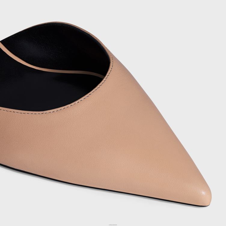 CELINE beige roos kitten met riem triomphe in lamsvacht 4TLH8983