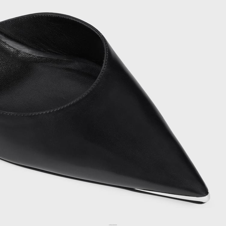 CELINE zwart kitten met metalen neus van kalfsleer 4TLH8984