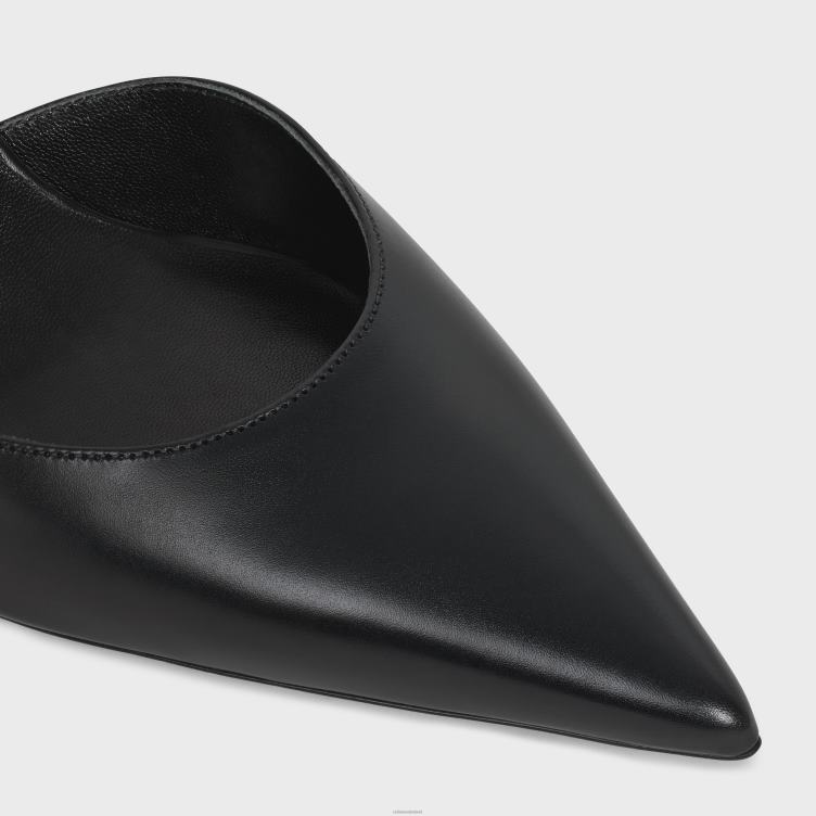 CELINE zwart kittenpomp van kalfsleer 4TLH8942