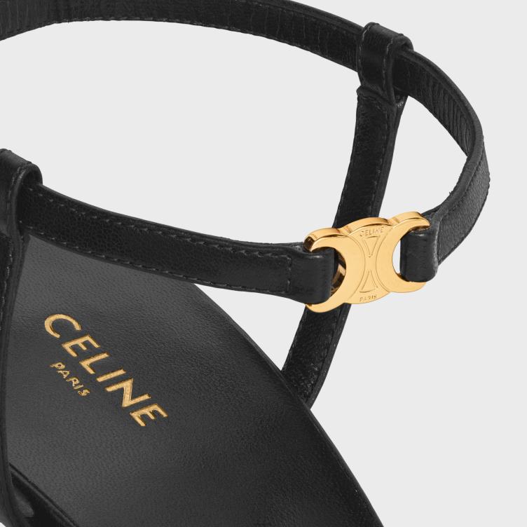 CELINE zwart soir sandaal van lamsleer 4TLH81007