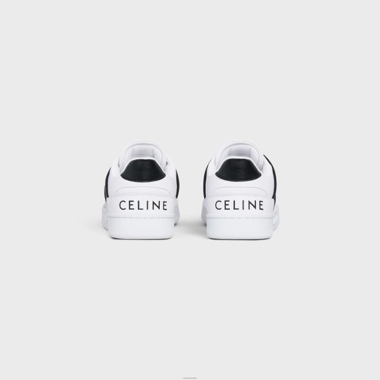 CELINE optisch wit/zwart ct-04 lage sneaker met veters van kalfsleer 4TLH81012